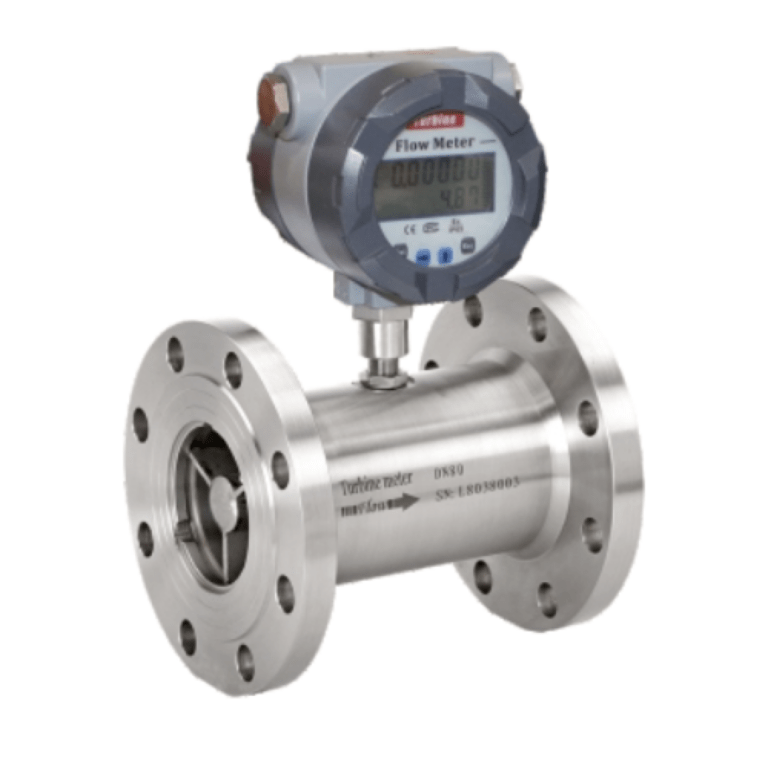 turbine flowmeter flange type well dh500